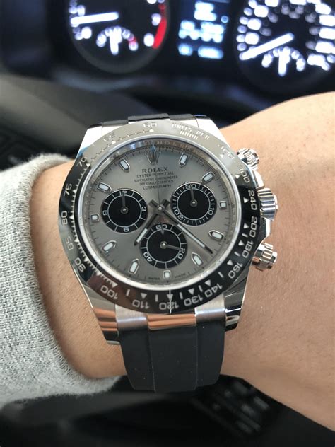 rolex daytona white gold bracelet